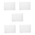 COHEALI 5pcs Magnetic Soft Whiteboard Fridge White Board White Board for Refrigerator Magnetic Whiteboard Magnetic Fridge Writing Board Magnetic Board Magnetic Force Message Board Set A5