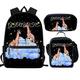 Showudesigns Giraffe School Backpack with Lunch Bag for Girls Middle School Star Backpack and Lunchbox Pencil Set for Elementary Student Bookbag