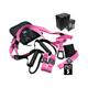 Home Resistance Training Kit-Resistance Trainer Fitness Straps for Full-Body Workout, Bodyweight Resistance Bands with Handles, Door Anchor, Workout Guide for Home Gym (Pink)