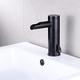 ZHUXADOG Automatic Sensor Touchless Bathroom Sink Faucet Black Sensor Taps for Wash Basin Hot and Cold Taps Bathroom Sink Tap Star of Light