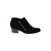 VANELi Ankle Boots: Black Solid Shoes - Women's Size 10 - Round Toe