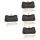 SOIMISS 4 Sets Pearl Evening Bag Black Crossbody Bag for Women Tote Bags for Women Pearl Clutch Purse Vintage Evening Bags Wedding Clutch Purses for Women Miss Wallet Polyester Bronzing