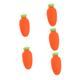 FRCOLOR 5 Sets Silicone Water Injection Bag Cold Ice Bag Menstrual Water Bottle Carrot Hot Water Bag Water Bottle for Girls Hot Water Bag for Winter Knitted Fabric Cute Bottle