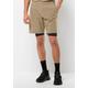 Bikerhose JACK WOLFSKIN "BIKE COMMUTE SHORTS M" Gr. XXL (58), Normalgrößen, beige (sandstorm) Herren Hosen Herren-Outdoorbekleidung