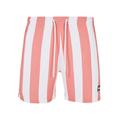 Badeshorts URBAN CLASSICS "Herren Pattern Swim Shorts" Gr. XXL, US-Größen, pink (palepinkbarstripe) Herren Badehosen Herrenbademode