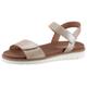 Sandale ARA "KENT" Gr. 40, beige (sand) Damen Schuhe Flats