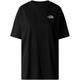 T-Shirt THE NORTH FACE "W S/S OVERSIZE SIMPLE DOME TEE" Gr. S, schwarz (tnf black) Damen Shirts Jersey
