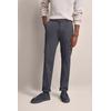 Stoffhose BUGATTI, Herren, Gr. 33, Länge 32, grau (dunkelgrau), 89% Baumwolle, 7% Elastomultiester, 4% Elasthan, casual, normal, Hosen, mit hohem Baumwollanteil