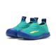 Sandale PUMA "Aquacat Shield Sandalen Kinder" Gr. 23, bunt (sparkling green lime pow cobalt glaze blue) Schuhe