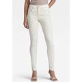 Skinny-fit-Jeans G-STAR RAW "330 Skinny Wmn" Gr. 32, Länge 30, weiß (paper white) Damen Jeans Röhrenjeans