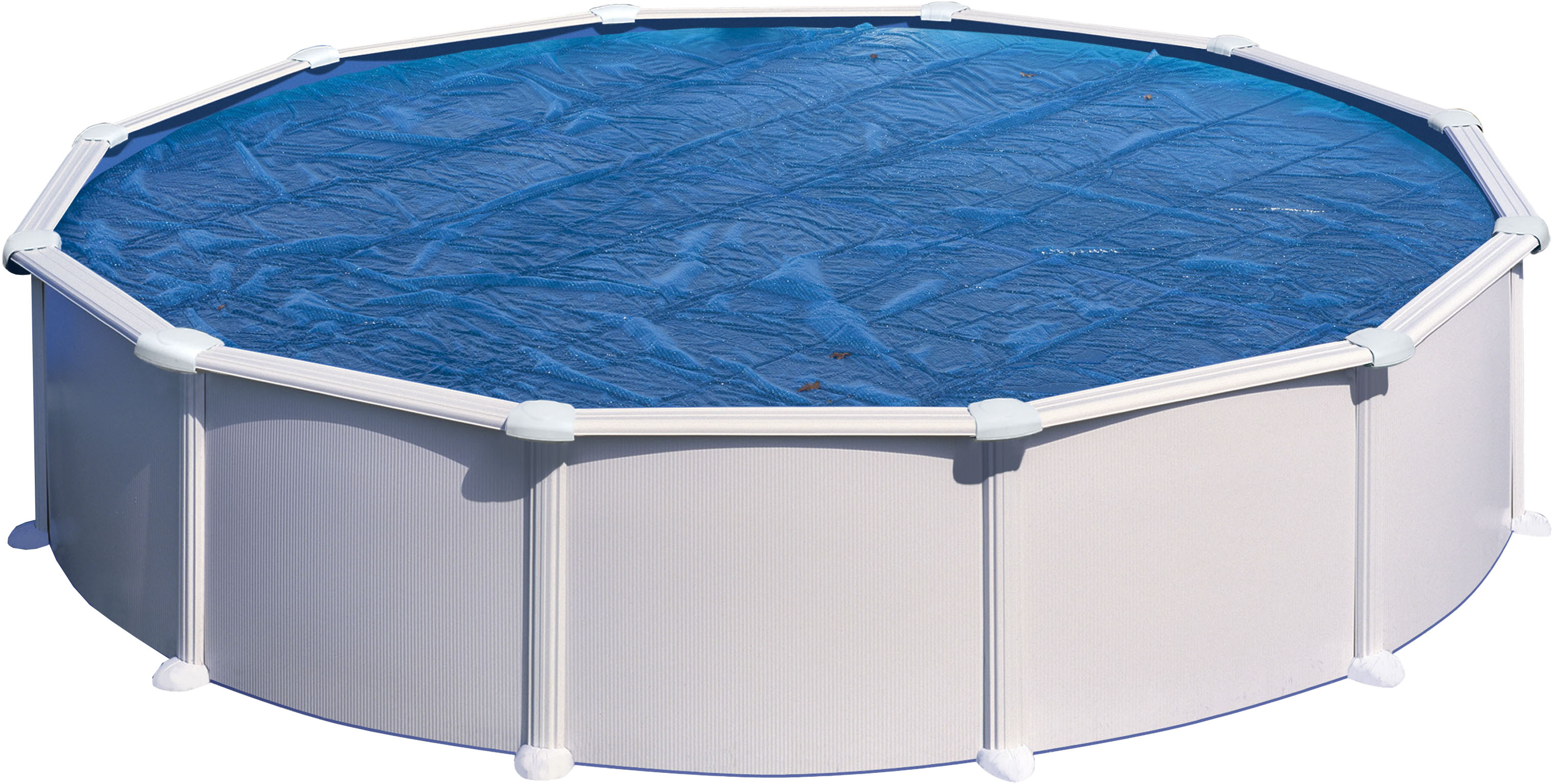 Pool-Abdeckplane GRE "Sommerabdeckplane", blau, B:455cm L:455cm, Polyethylen (PE), Planen, für Stahlwandpools Image