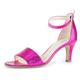 Sandalette GABOR Gr. 38, pink (pink metallic) Damen Schuhe Sandaletten