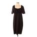 Kiyonna Casual Dress: Brown Solid Dresses - Women's Size 1 Plus