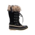 Sorel Boots: Winter Boots Wedge Casual Black Shoes - Women's Size 6 - Round Toe