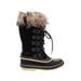Sorel Boots: Winter Boots Wedge Casual Black Shoes - Women's Size 6 - Round Toe