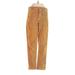 American Eagle Outfitters Cord Pant Straight Leg Boyfriend: Brown Print Bottoms - Women's Size 4