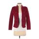 Tommy Hilfiger Jacket: Short Burgundy Solid Jackets & Outerwear - Women's Size Small