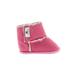 Riley Boots: Pink Print Shoes - Size 6-12 Month