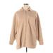 New York & Company Fleece Jacket: Tan Jackets & Outerwear - Women's Size X-Large