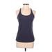 Gap Fit Active Tank Top: Blue Activewear - Women's Size Medium