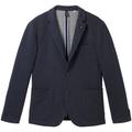 Sakko TOM TAILOR Gr. 50, blau (blue classic melange) Herren Sakkos Casual