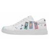 Sneaker DOGO "Ace Sneakers Cats On The Beach Damen Sneaker / Female", Damen, Gr. 37, Normalschaft, weiß, Lederimitat, casual, Schuhe, Vegan