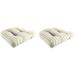 Sunbrella 18" x 18" Outdoor Wicker Seat Cushion (Set of 2) - 18'' L x 18'' W x 4'' H