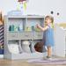 Kids Bookcase, Toy Storage Organizer Cabinet, Children Display Bookshelf with Drawers