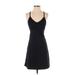 Athleta Active Dress - A-Line: Black Print Activewear - Women's Size 2X-Small