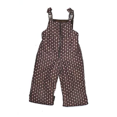 London Fog Snow Pants With Bib - Elastic: Pink Sporting & Activewear - Kids Girl's Size Small