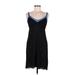 M Missoni Casual Dress - Mini V Neck Sleeveless: Black Dresses - New - Women's Size 40