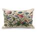 Ambesonne Floral Eucalyptus Quilted Pillowcase Colorful Blossomy, Champagne & Multicolor Polyester in Green/Indigo/Orange | Wayfair