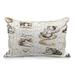 Ambesonne Cat Quilted Pillowcase Vintage Smiling Blue Eyed Kitty, Ivory Pale Brown Grey Polyester in Brown/Gray/White | 20 H x 30 W x 1 D in | Wayfair