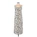 Corey Lynn Calter Casual Dress - Slip dress: Ivory Leopard Print Dresses - Women's Size Small