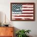 Wexford Home Heart Of America Canvas, Solid Wood in Blue/Gray/Green | 28 H x 42 W x 1.5 D in | Wayfair CF11-47808-BS05