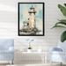 Breakwater Bay Gray Minimal Coastal Light House Metal in Blue/Gray/Green | 40 H x 30 W x 1.5 D in | Wayfair 11C78AA454B74FEEB962647437932C1A