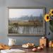 Wexford Home Out w/ The Twins Framed On Canvas Print Canvas, Solid Wood in Blue/Gray/Green | 28 H x 42 W x 1.5 D in | Wayfair CF11-47920-BS02