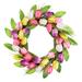 Primrue Faux Tulip 18" Wreath Wood/Twig in Brown/Pink | 18 H x 18 W x 5 D in | Wayfair FD4825FCC4FD4213BD9549338B0D2AE4