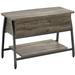 17 Stories Cantin Lift Top 4 Legs Coffee Table w/ Storage Wood/Metal in Gray | 18 H x 41.56 W x 19.92 D in | Wayfair