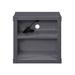 17 Stories Roderica Metal Nightstand Metal in Gray/Black | 20 H x 20 W x 17 D in | Wayfair D3F96E364CFB4CF5A6559C157EBC0BEA