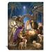 Alcott Hill® The Nativity Canvas Wall Art XL On Canvas Print Canvas in Blue/Brown | 36 H x 24 W x 1 D in | Wayfair 2A12EDF1974A471FAE08794FAA45CF95