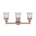 Breakwater Bay Small Cailen 3 Light Bath Vanity Light Part Of The Edison Collection in Gray/Brown | Wayfair 083C9B2E2F1546E7A8BE88C7F8277327