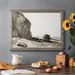 Wexford Home Barque On The Sand Near Sainte Framed On Canvas Print Canvas, Solid Wood in Brown | 26 H x 38 W x 1.5 D in | Wayfair