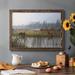 Wexford Home Out w/ The Twins Framed On Canvas Print Canvas, Solid Wood in Blue/Gray/Green | 14 H x 20 W x 1.5 D in | Wayfair CF15-47920-BS04