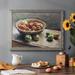 August Grove® The Plate w/ Apples, 1880 Framed On Canvas Painting Metal in Green/Red/White | 22 H x 32 W x 1.5 D in | Wayfair