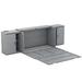 Latitude Run® Queen Size Murphy Bed w/ Shelves, Cabinets & USB Ports Wood in Gray | 32.2 H x 108.8 W x 79.8 D in | Wayfair