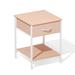 Ebern Designs Mountview Metal Nightstand in Pink | 20.5 H x 15.5 W x 15.5 D in | Wayfair 1D662B937E984F94BC7CC290B233137D