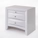 Latitude Run® Nightstand For Bedroom Wood in Brown/White | 25 H x 26 W x 17 D in | Wayfair 2876683AB878466F9C2AF9C8D7963FA2