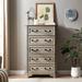 Alcott Hill® Clarise 5 - Drawer Dresser Wood in Brown | 48 H x 31.2 W x 15.5 D in | Wayfair 33D9DC213D0C4D97838448DB1B0A0209
