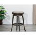 Red Barrel Studio® Uppingham Swivel 24" Counter Stool, Wood in Gray/Brown | 30 H x 17 W x 17 D in | Wayfair BFDB9EC17F8C4837ADE4F022A32588E4